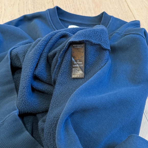 Topman Oversized Crew Neck Sweatshirt in Size Small - Picture 6 of 10